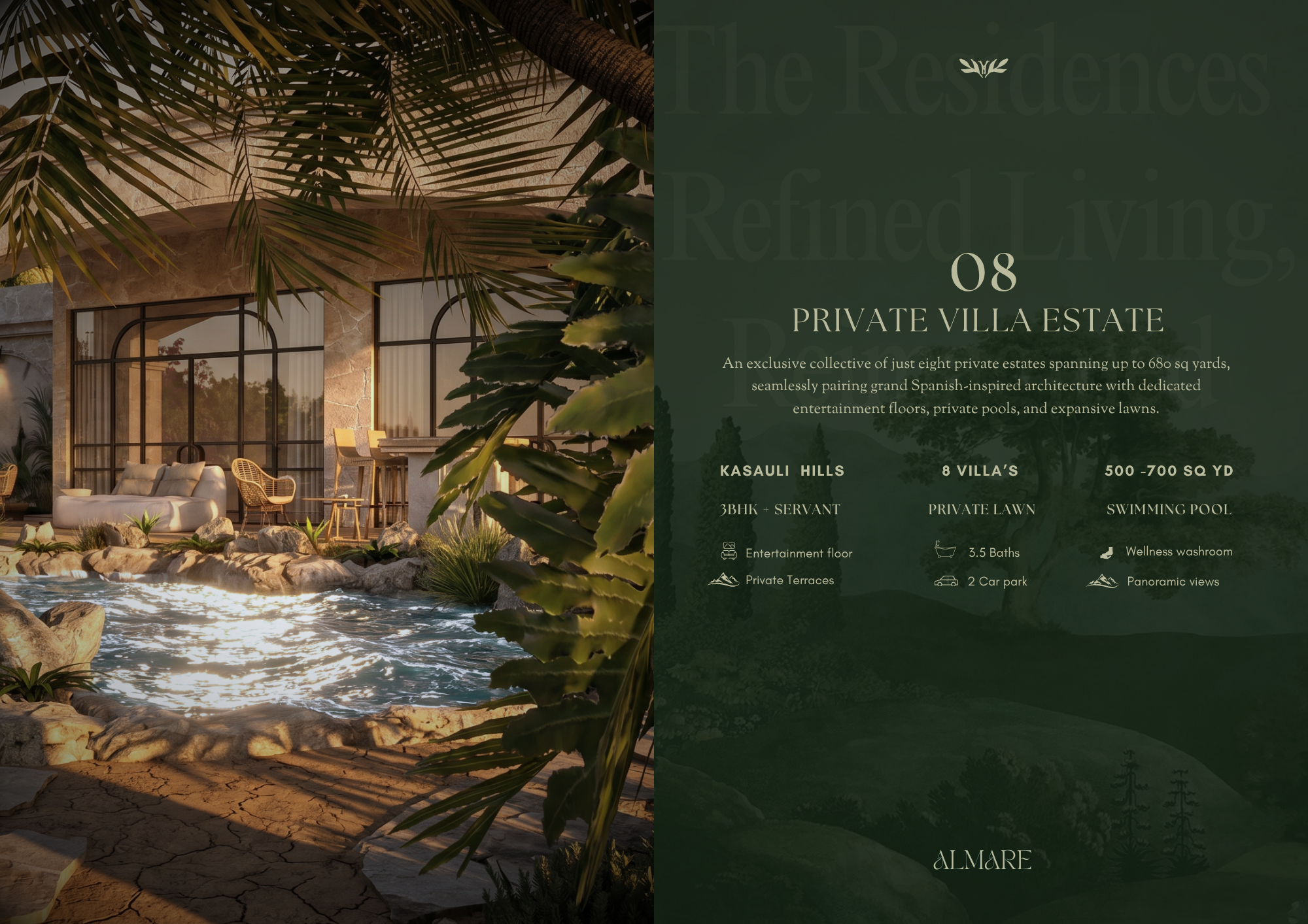 Almare gallery private villa estate details